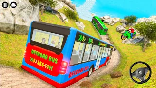 Off Road Passenger Bus Driving Simulator 2021 - Bus Game - android gameplay.