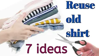 7 ways to reuse old shirt/पुराने शर्ट का बेहतरीन उपयोग देख कर आप चौंक जाओगे/organizer making at home
