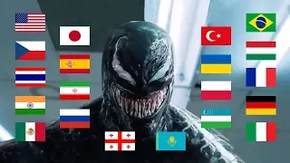 "WE ARE VENOM" in 20 different languages