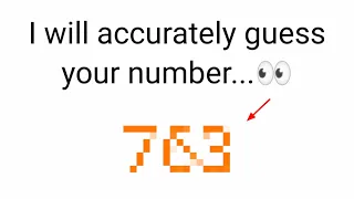 This video will accurately guess your secret number