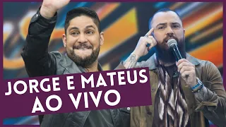 Jorge e Mateus cantam "Amo Noite e Dia" no palco do Faustão