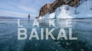Lake Baikal when it's frozen