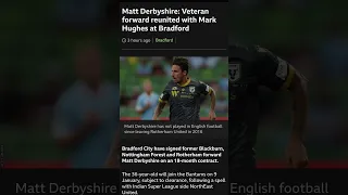 Matt Derbyshire Signs For Bradford City!!!!