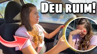 DIRIGI MEU CARRO PELA PRIMEIRA VEZ *deu ruim*