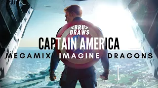 Captain America - Mix Imagine Dragons | Bru Draws