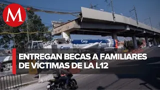 CdMx entrega 248 becas escolares a familiares de víctimas de colapso en Línea 12 del Metro