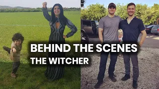 The Witcher Netflix Behind The Scenes Shots Collage - Part 1