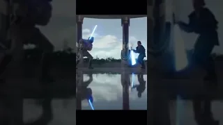 Young Anakin And Obi Wan Training Scene Flashback, Kenobi episode 5