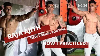 RAJA AJITH NEW POSING ROUTINE FOR SHERU CLASSIC AND AMATEUR OLYMPIA  2021
