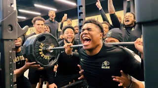 The Most HYPE Weight Room In America! Colorado Football Players Max Out For Deion Sanders