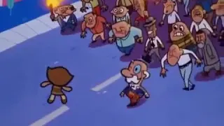 Powerpuff Girls - Townsville Chases After Buttercup