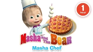 Masha and The Bear - Cooking and eating in the kitchen with Masha! Cartoons about food 2016