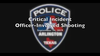 BODYCAM VIDEO: Arlington police shooting on Sept. 14, 2019