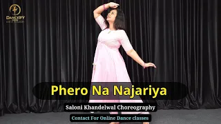 Phero Na Najariya - Qala | Tripti Dimri, Babil Khan | Wedding Dance | Saloni Khandelwal Choreography