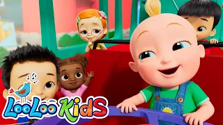 Wheels on the Bus + Five Little Monkeys | more Kids Songs and Nursery Rhymes | LooLoo Kids