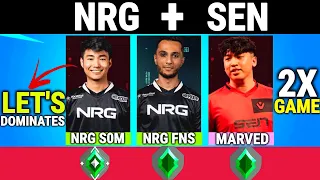 NRG S0mcs NRG Fns & SEN Marved Playing Together in One Team in New Act Ascendant Ranked | Valorant