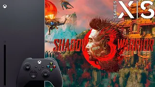 Shadow Warrior 3  ДОСТОЙНАЯ ОПТИМИЗАЦИЯ Xbox Series X 1440p 60 FPS 2160p 30 FPS