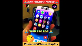 Wait For End 🙏 Power of iPhone display 😮🔥 📲 #shorts #reels #trending #iphone14promax