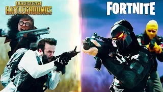 Реальная битва PUBG против FORTNITE