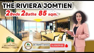 The Riviera Jomtien  2 Beds 2 Baths  85 sqm. Seaview  Corner Unit  ( Sale & Rent )