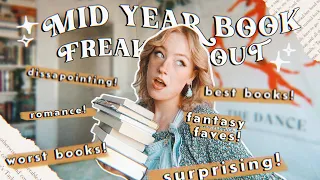 the best 💖 and the worst 💀 I've read so far this year | mid year book freak out tag