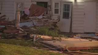 Man speaks out about close call after his home exploded in Granite City