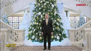 Новогоднее обращение президента Туркменистана Гурбангулы Бердымухамедова (Altyn Asyr, 31.12.2020)