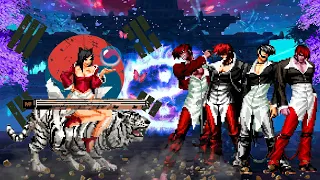 [KOF Mugen] Beast Yeorin vs Orochi iori Team