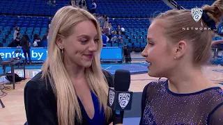 Madison Kocian Meet the Bruins Postmeet Interview