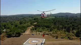 Авиация МЧС продолжает оказывать помощь в тушении лесных пожаров в Турции