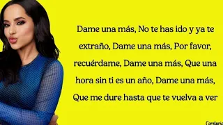 Becky G - UNA MAS (lyrics)