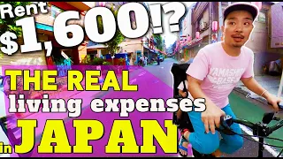 Day in the Life of man in Tokyo!  $1,600 for a rent!?  What is the living cost in central Tokyo!?