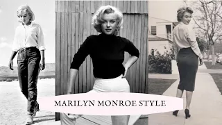 MARILYN MONROE STYLE ICON  ~ 10 style lessons & tips to get  Marilyn's Vintage style