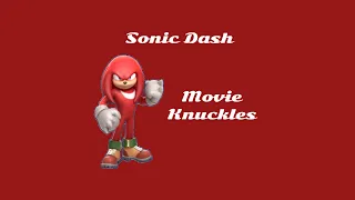 Sonic Dash Gameplay (Movie Knuckles)