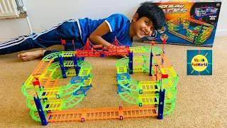 UNBOXING The Super glow track | magic tracks | kids toy video