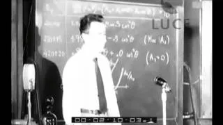 Corsi di fisica nucleare a Varenna con lezione tenuta da Enrico Fermi - Lago di Como era il 1954