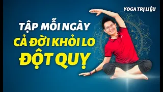 Yoga chữa Mất ngủ, Đau đầu, Thiếu máu não, Đột quỵ (30 phút, Mọi trình độ) | Kim Ba Yoga