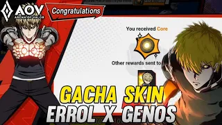 AOV : GACHA SKIN ERROL X GENOS | AOV X ONE PUNCH MAN - ARENA OF VALOR