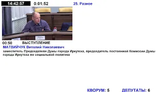 Комиссия Думы города Иркутска седьмого созыва по вопросам градостроительства, архитектуры и дизайна.