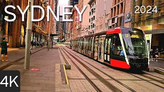 SYDNEY AUSTRALIA | City Walking Tour 4K | George Street | Everning