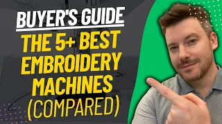 TOP 5 Best Embroidery Machines - Best Embroidery Machine Review (2024)