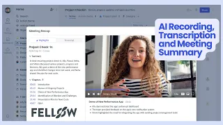 [2024 Demo] Fellow AI Meeting Copilot: The Most Integrated AI Meeting Transcription & Summaries