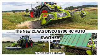 The New CLAAS DISCO 9700 RC AUTO SWATHER