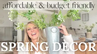 Budget Friendly Spring Decor Ideas | Cottage Style Home