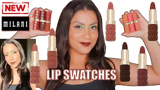 *NEW* MILANI COLOR FETISH NUDE LIPSTICKS + NATURAL LIGHTING LIP SWATCHES | MagdalineJanet