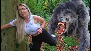 CHASED BY A WEREWOLF IN THE PARK!!