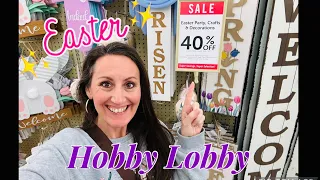 ✨2024 EASTER✨ HOBBY LOBBY | 40% OFF Easter Shop With Me 🌷