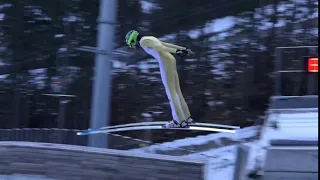 Ski jumping training