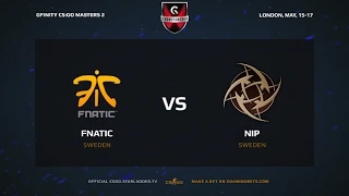 NiP vs  Fnatic, GSM 2, map 1 dust2