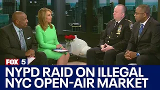 NYPD raid on illegal NYC open-air market